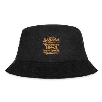 Once upon a time there was a legend. November 1985 Birth - Bucket Hat - black - Front - Lela (165cm)