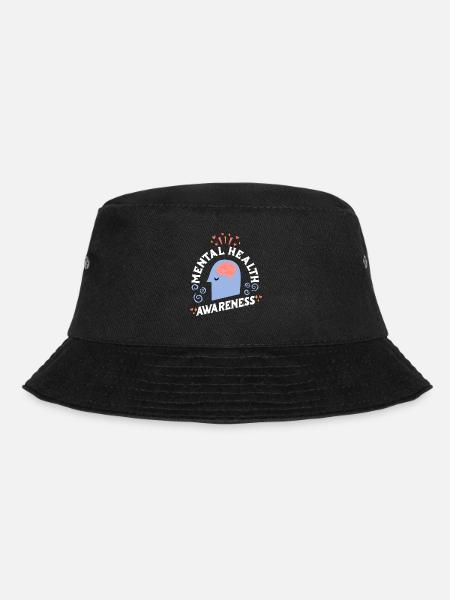 Mentale Gesundheit Selbstachtung Awareness Mental - Bucket Hat - Schwarz