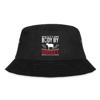 Body of Brisket - Funny bbq smoker - Bucket Hat - black - Front - Lela (165cm)