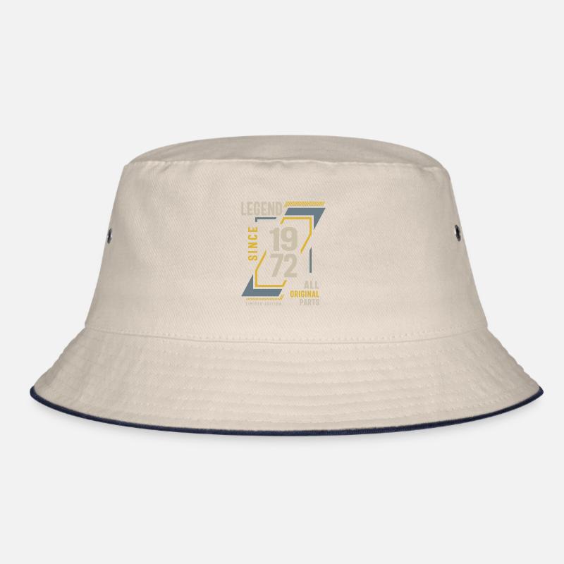 Legend Since 1972 51 birthday Bucket Hat