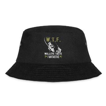 Zander tastes fantastic - Zander hunter - Bucket Hat - black - Front - Lela (165cm)