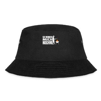 Grillen und Camper Geschenkidee - Bucket Hat - Schwarz - Vorne - Lela (165cm)
