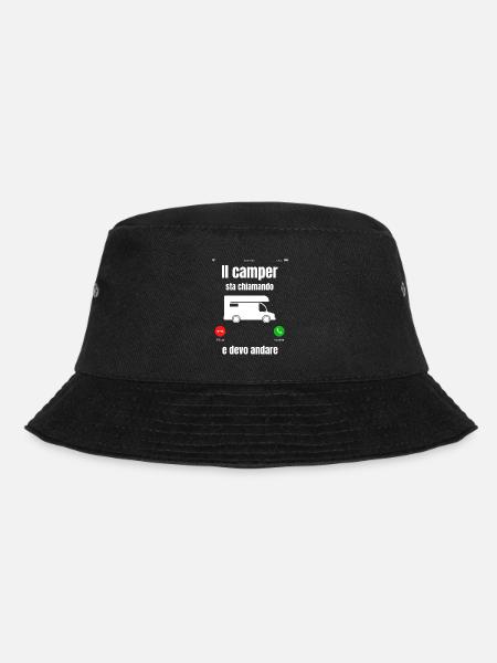 Der Camper ruft - Bucket Hat - Schwarz