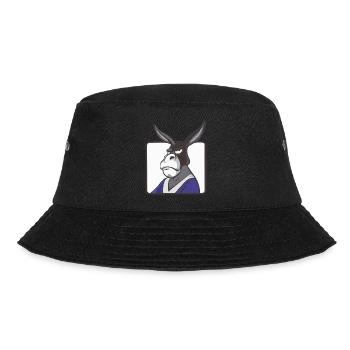 Zok the grumpy donkey - Bucket Hat - black - Front - Lela (165cm)