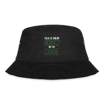 Software Ingenieur Informatiker Programmierer - Bucket Hat - Schwarz - Vorne - Lela (165cm)