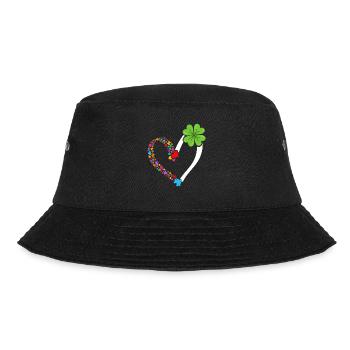 Autism Neurodiversity Kindness - Bucket Hat - black - Front - Lela (165cm)