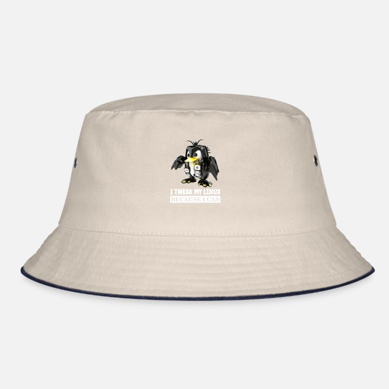 I Tweak My Linux Penguin because I Can for Linux Bucket Hat