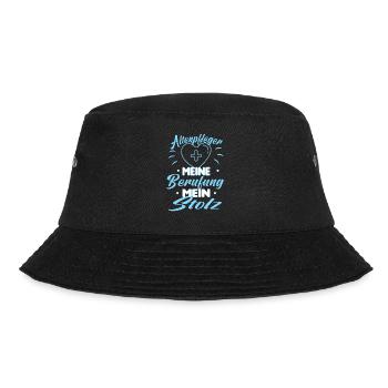 Altenpfleger Altenpflege Pfleger Vater Pflege - Bucket Hat - Schwarz - Vorne - Lela (165cm)