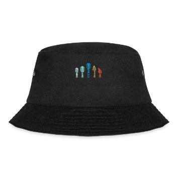 Play Guitar Design - Bucket Hat - black - Front - Lela (165cm)