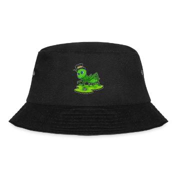Caterpillar Gentleman Top Hat - Bucket Hat - black - Front - Lela (165cm)