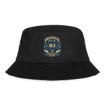 Original Lebende Legenden wurden 1940 geboren 83. - Bucket Hat - Schwarz - Vorne - Lela (165cm)