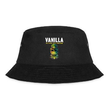 Vanilla is for Ice Cream - Bucket Hat - black - Front - Lela (165cm)