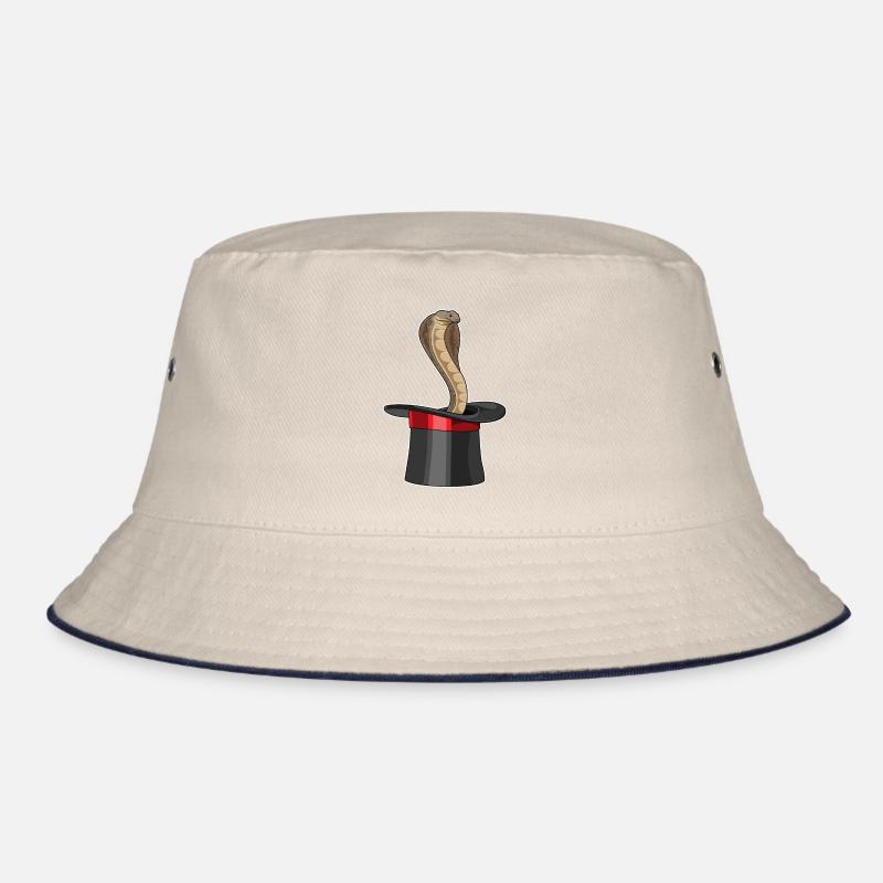 Snake Wizard Cylinder Bucket Hat