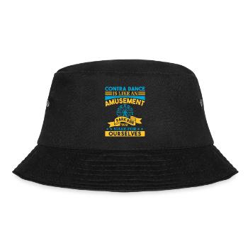 CONTRA DANCE AMUSEMENT PARK RIDE OURSELVES - Bucket Hat - black - Front - Lela (165cm)