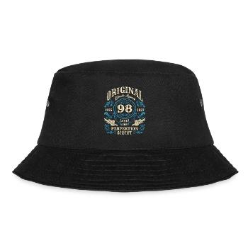 Original Lebende Legenden wurden 1925 geboren 98. - Bucket Hat - Schwarz - Vorne - Lela (165cm)