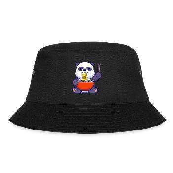 Panda Bear Ramen Eater Japanese Noodle Soup Animal - Bob - noir - Devant - Lela (165cm)