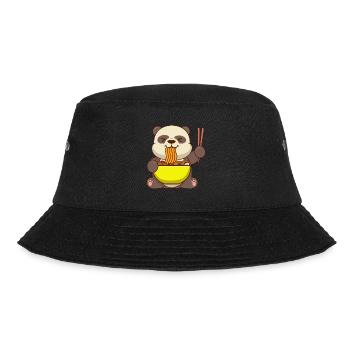 Panda Ramen Japanisches Essen - Bucket Hat - Schwarz - Vorne - Lela (165cm)