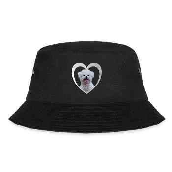 Bichon Frise Heart - J’adore Bichon Frise - Bob - noir - Devant - Lela (165cm)