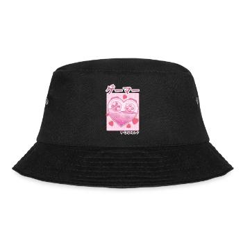 Video Gamer Japanese Kawaii Strawberry Milk Anime - Bucket Hat - black - Front - Lela (165cm)
