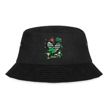 GLÜCKSBRINGER - Bucket Hat - Schwarz - Vorne - Lela (165cm)
