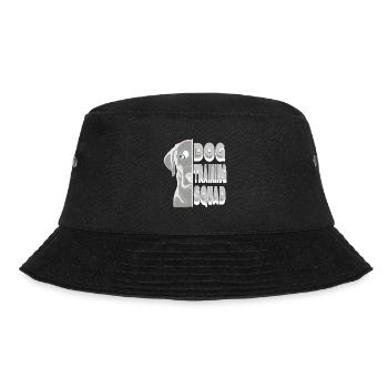 Dog Obedience School Trainer Dog Training Quote - Bucket Hat - black - Front - Lela (165cm)