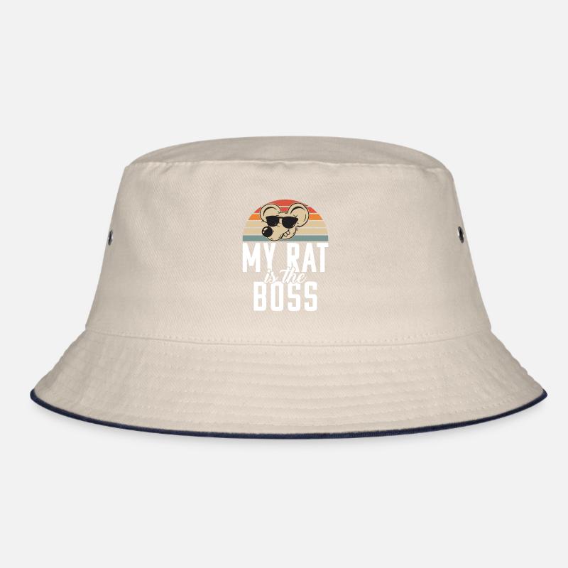 Rat Owner Gift Rats Lover Bucket Hat