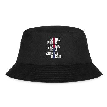 Cool Srbija Serbian Favorite Foods Serbia Lover - Bucket Hat - Schwarz - Vorne - Lela (165cm)