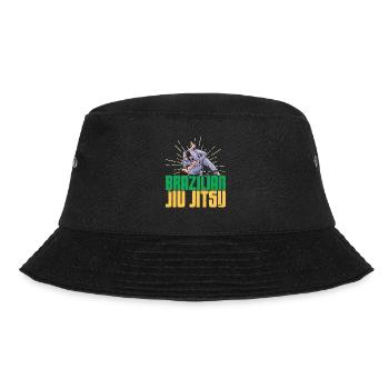 Brasilianische Jiu Jitsu Martial Arts BJJ Spruch - Bucket Hat - Schwarz - Vorne - Lela (165cm)