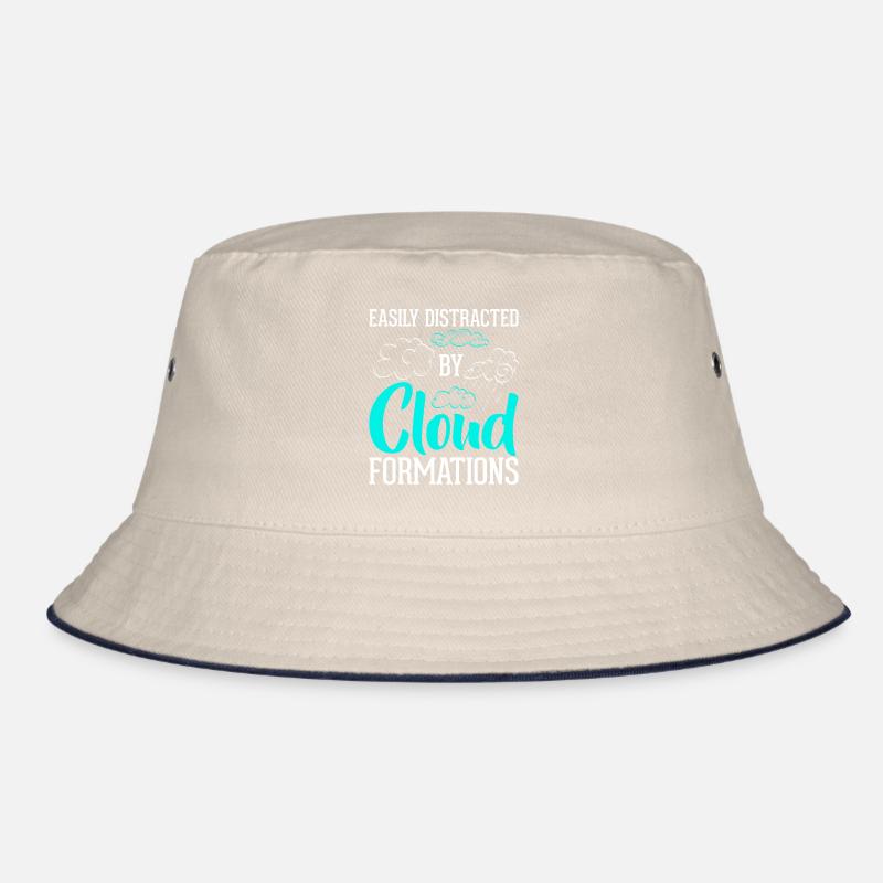 Easily Distracted By Cloud Formations Bucket Hat