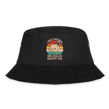 Mastiff Dog Old English Mastiff - Bucket Hat - black - Front - Lela (165cm)