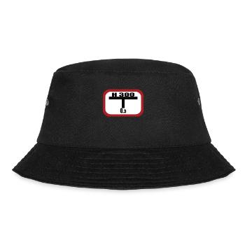 Lustiges Feuerwehr Hydrant - Bucket Hat - Schwarz - Vorne - Lela (165cm)