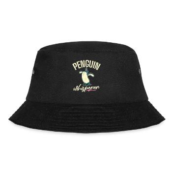 Penguin Lover Penguin Gifts - Bucket Hat - black - Front - Lela (165cm)