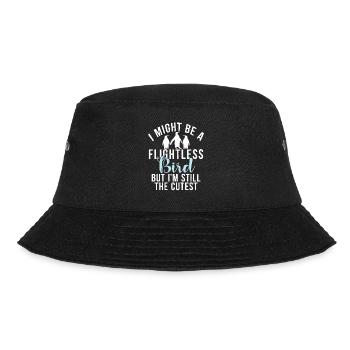 Penguin Lover Penguin Gifts - Bucket Hat - black - Front - Lela (165cm)