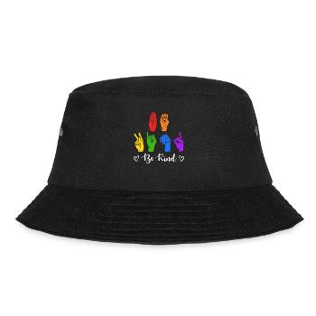 Autism Neurodiversity Kindness - Bucket Hat - black - Front - Lela (165cm)