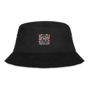 Great Dane Mom - Bucket Hat - black - Front - Lela (165cm)