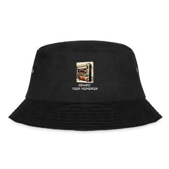 Rewind your memories - Bucket Hat - black - Front - Lela (165cm)