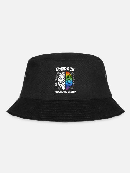 Autismus Embrace Neurodiversity Autisten - Bucket Hat - Schwarz