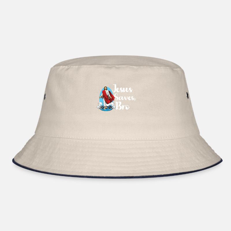 Jesus Christianity God Praying Prayer Pastor Bucket Hat