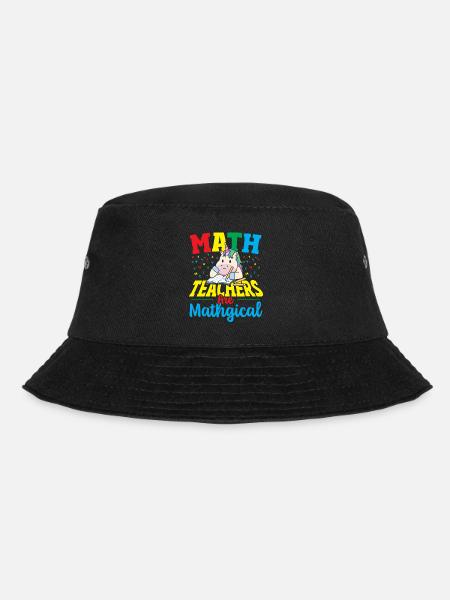 Math Teachers Are Mathgical Math Teacher - Bucket Hat - Schwarz