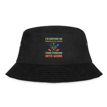 Garden saying for garden lovers - Bucket Hat - black - Front - Lela (165cm)