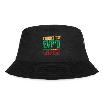 Geisterjagd Geister jagd Geisterjäger okkulte - Bucket Hat - Schwarz - Vorne - Lela (165cm)