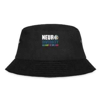 Autistic Consciousness Autism Diversity - Bucket Hat - black - Front - Lela (165cm)