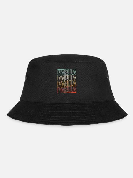Spanische Küche Reisgericht Paella Geschenk - Bucket Hat - Schwarz
