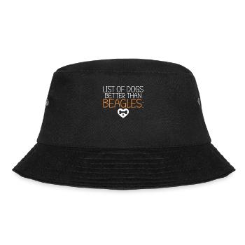 Beagle Gift Beagle Owner - Bucket Hat - black - Front - Lela (165cm)