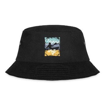 Vintage Canoeing Extreme Sport - Bucket Hat - black - Front - Lela (165cm)
