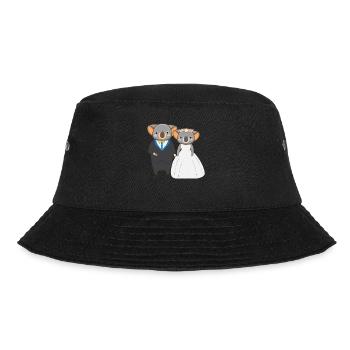 Fiancé Koala lover Koala Whisperer Animal - Bucket Hat - black - Front - Lela (165cm)