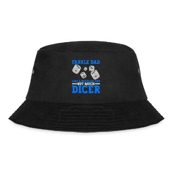 Farkle Dad Design Für Farkle Dice Vater - Bucket Hat - Schwarz - Vorne - Lela (165cm)