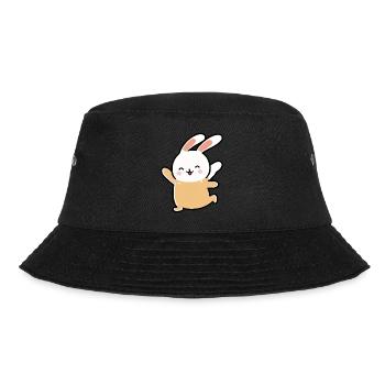 Kawaii Mignon Heureux Coloré Lapin Dansant - Bob - noir - Devant - Lela (165cm)