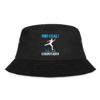 Eiskunstlauf Spruch Eiskunstläuferin Geschenk - Bucket Hat - Schwarz - Vorne - Lela (165cm)