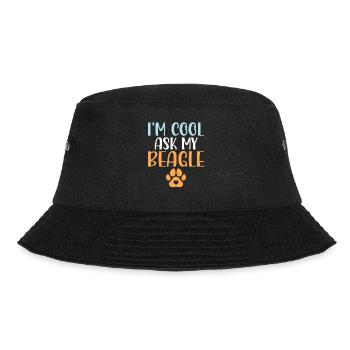 Beagle Gift Beagle Owner - Bucket Hat - black - Front - Lela (165cm)